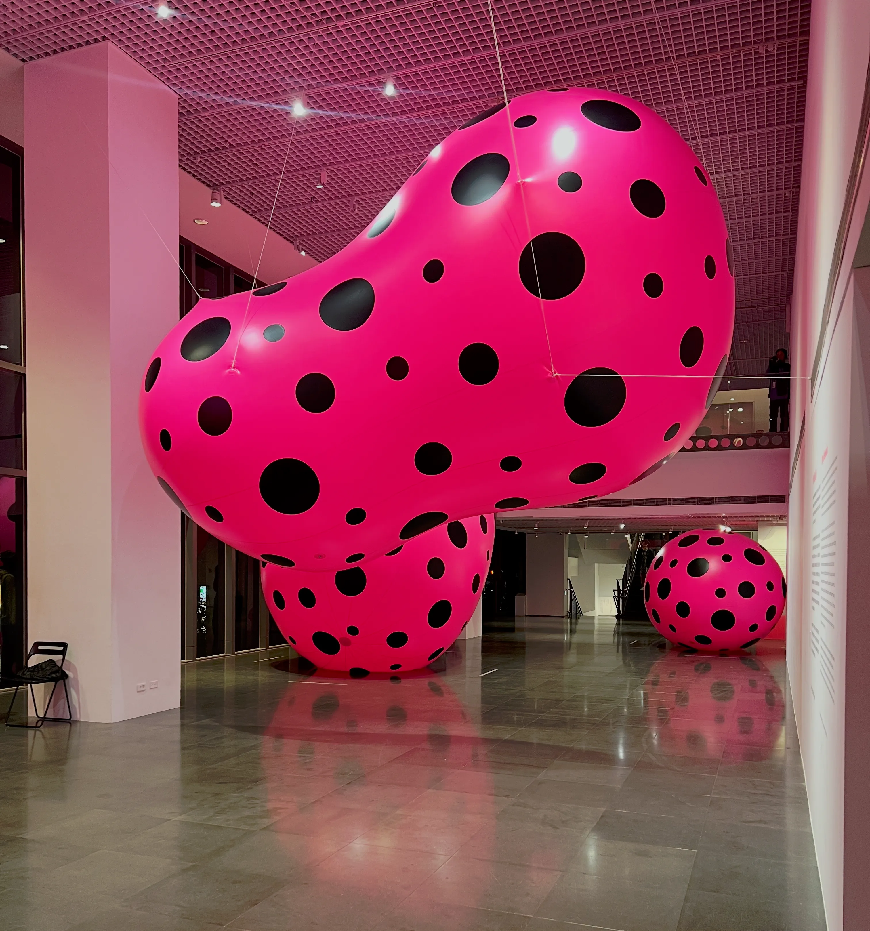 Photo from the Yayoi Kusama exhibition (2024)